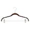 Simplify Slim Velvet Suit Hangers in Chocolate, 25PK 23240-CHOCO - alternate 4